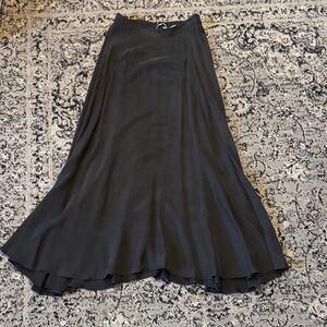 Favorite Daughter Flowing Black A-Line Skirt